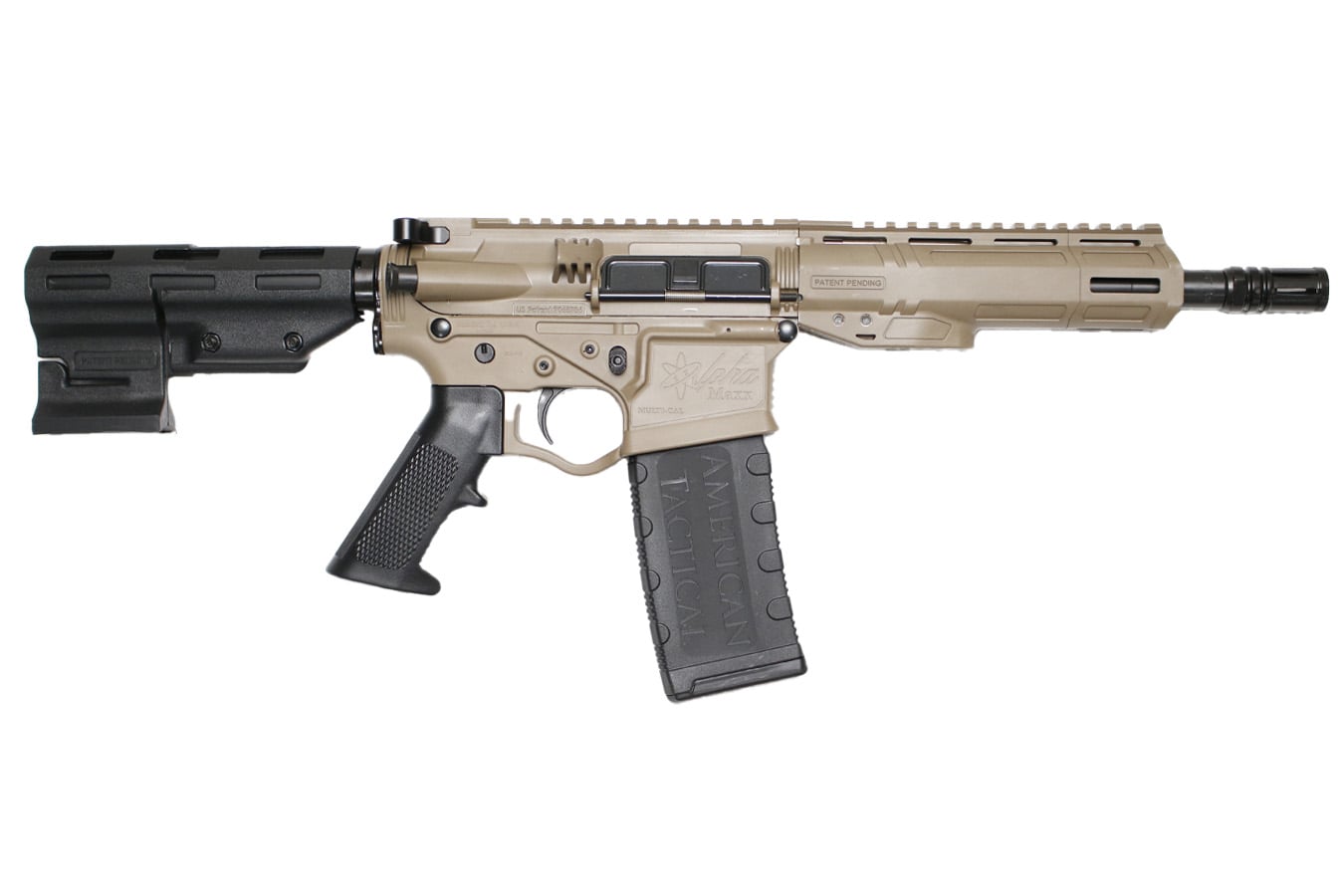 AMERICAN TACTICAL Alpha Maxx 300 Blackout Semi-Auto Pistol with FDE Finish and 30 Round Magazine